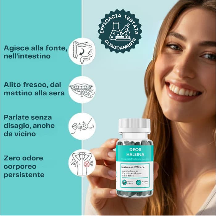 HALEINA – Integratore per un alito fresco 100% naturale