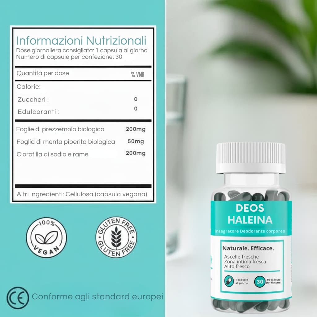 HALEINA – Integratore per un alito fresco 100% naturale