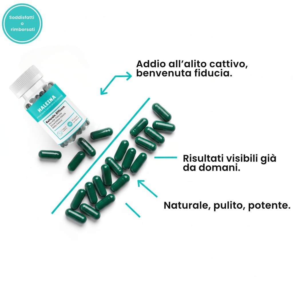 HALEINA – Integratore per un alito fresco 100% naturale