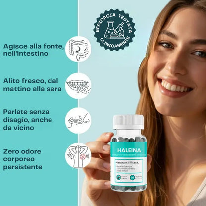 HALEINA – Integratore per un alito fresco 100% naturale