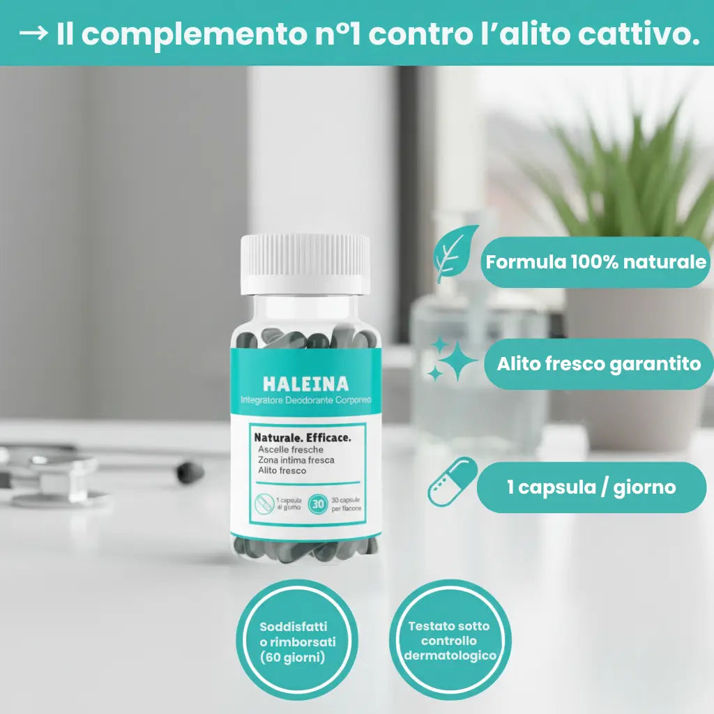 HALEINA – Integratore per un alito fresco 100% naturale