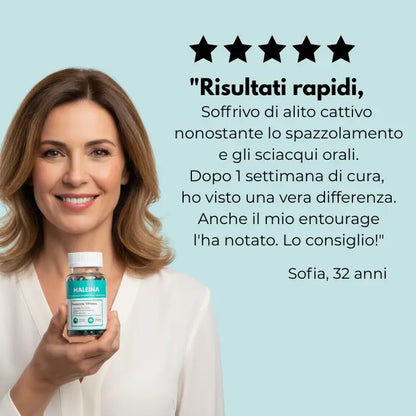 HALEINA – Integratore per un alito fresco 100% naturale
